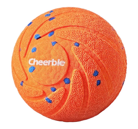 Cheerble Wicked Ball Air kisállatjáték (élénk narancssárga).