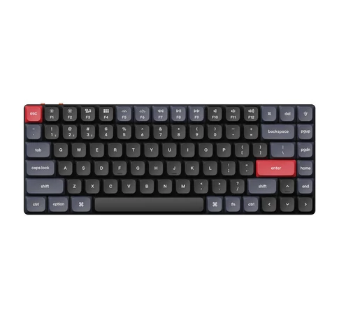 Keychron K3 Pro QMK/VIA vezeték nélküli mechanikus billentyűzet fehér háttérvilágítás barna kapcsoló (fekete)