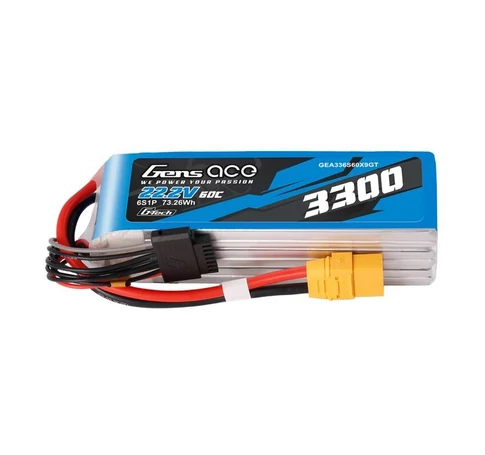 Akkumulátor Lipo Gens Ace G-Tech 3300mAh 22,2V 60C 6S1P XT90