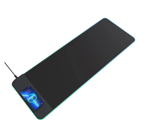 Choetech T543-F-ACBK 15W vezeték nélküli töltő egérpad (fekete)