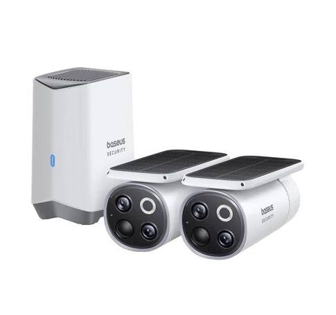 Baseus S1 Pro 3K Dual kültéri kamera (fehér)