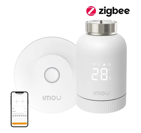 IMOU KIT-TRV1-EU-2 ZigBee termosztatikus fejkészlet 6 adapterrel és átjáróval