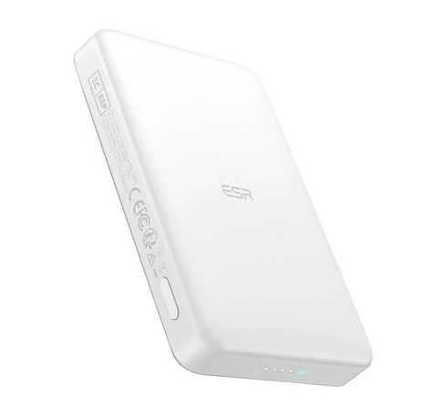 ESR Qi2 MagSlim 10000 mAh mágneses powerbank (fehér)