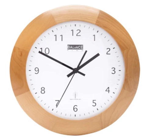 Rádió-Távirányítású Falióra 32 cm Analóg Barna/Fehér
