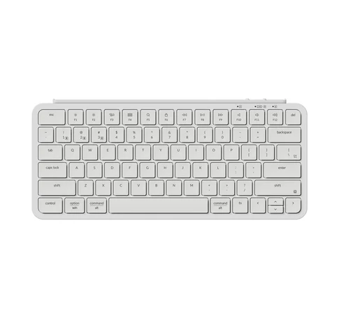 Ultra Slim Keychron B1 Pro 2.4G vezeték nélküli billentyűzet (fehér) [B1P-K8].