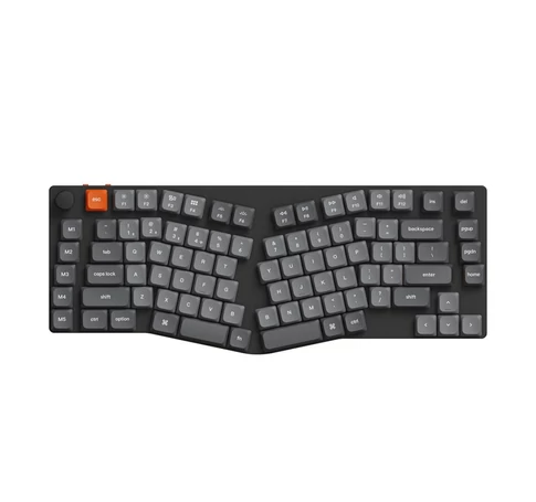 Keychron K15 Max Led Red Switch vezeték nélküli, alacsony profilú billentyűzet (fekete) [K15M-A1].