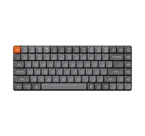 Keychron K3 Max RGB Brown Switch vezeték nélküli, alacsony profilú billentyűzet (fekete) [K3M-H3].