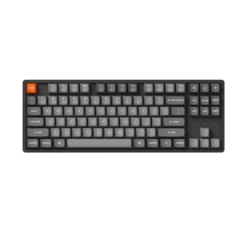 Keychron K8 Max RGB barna színű, vezeték nélküli billentyűzet (fekete) [K8M-J3].