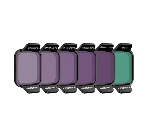 Zestaw 6 szűrő Freewell Bright Day do DJI Flip