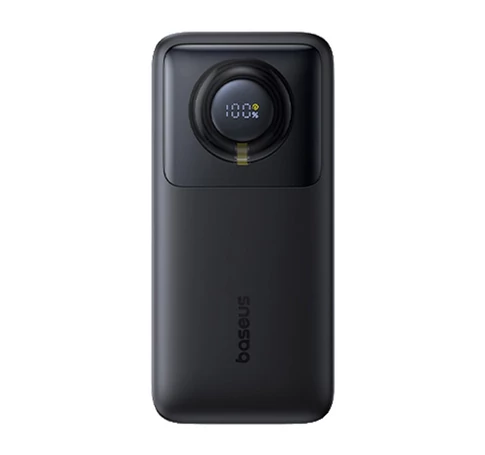 Powerbank Baseus Free2Pull 20000mAh 65W + kábel (czarny)