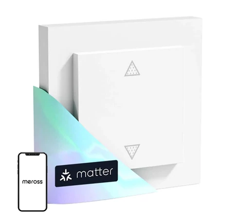 Meross MRS105MA-EU WiFi intelligens redőnykapcsoló (Matter)