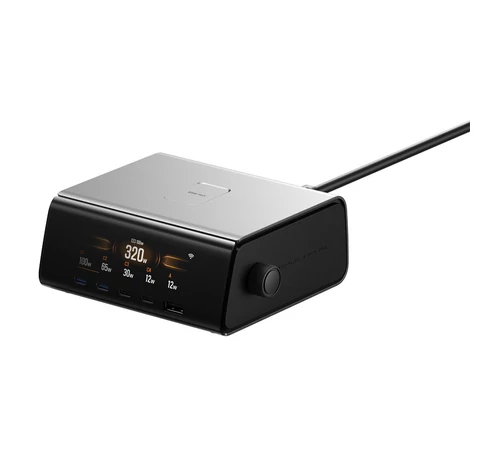 EcoFlow RAPID Pro 320W-os dokkolóállomás, 4xUSB-C, 1xUSB-A, GaN
