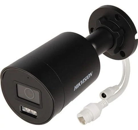 Hikvision DS-2CD2046G2H-IU(2.8mm)(eF)/Fekete 4 MP Powered by Darkfighter Rögzített Mini Bullet Hálózati Kamera