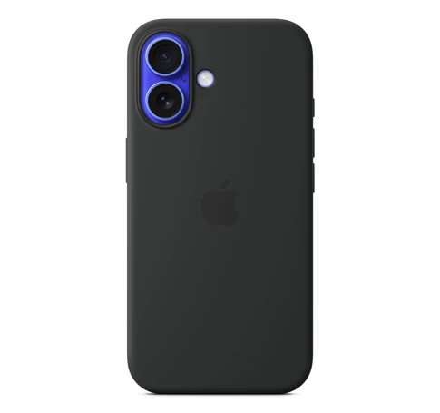 Apple iPhone 16 Silicone Case with MagSafe - Black
