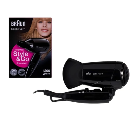 Braun HD130 hair dryer 1200 W Black