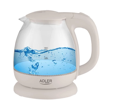 Adler AD 1283C electric kettle 1 L 900 W Cream