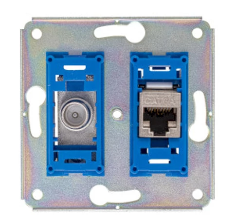 EDC2000 CD Modulaire coax and data wall box