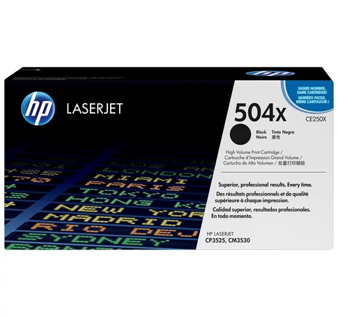 HP 504X High Yield Black Original LaserJet Toner Cartridge