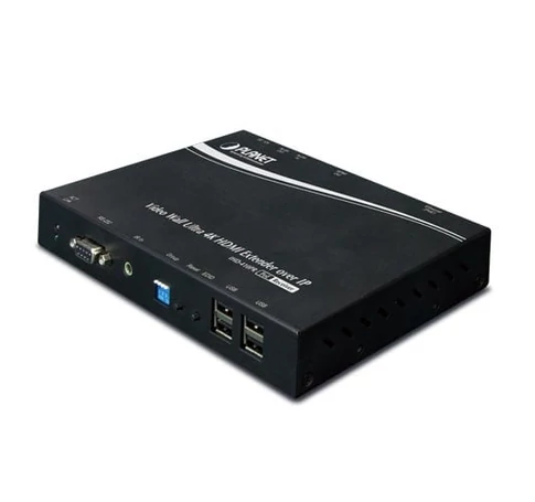 PLANET IHD-410PR audió/videó jeltovábbító AV receiver Fekete