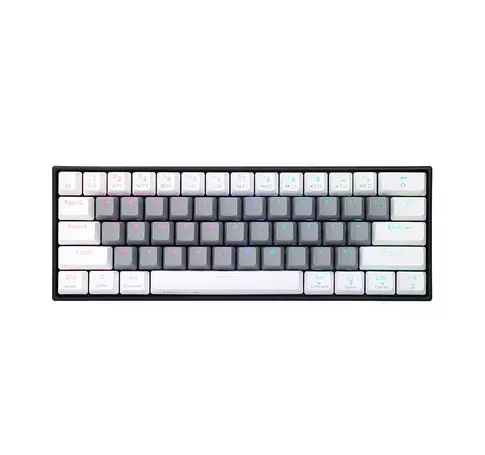 DELUX KM33 mechanical keyboard 2.4G + Bluetooth White & Grey