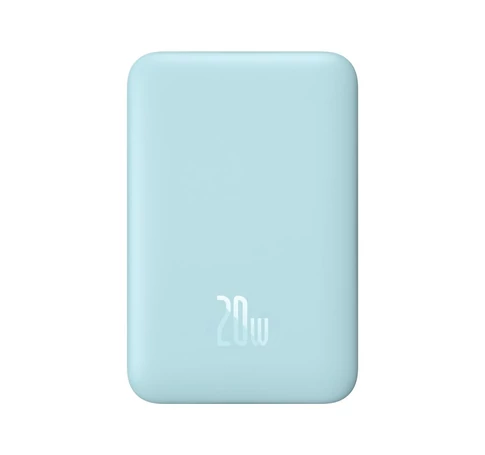Baseus P10059001313-00 Lítium-polimer (LiPo) külső akkumulátor 10000 mAh Vezeték nélküli töltés Kék