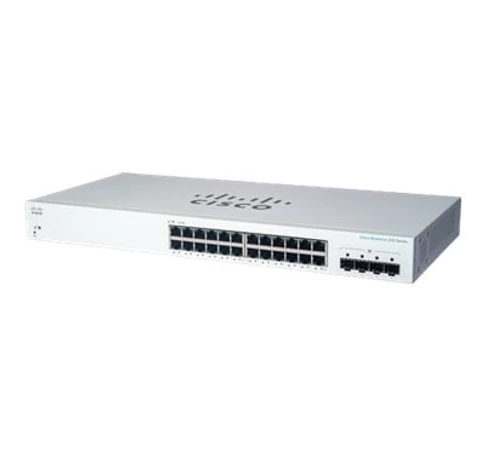 Cisco CBS220-24T-4G Vezérelt L2 Gigabit Ethernet (10/100/1000) 1U Fehér