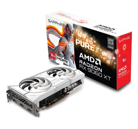 Graphics card. SAPPHIRE PURE RX 9060 XT GAMING OC 16GB