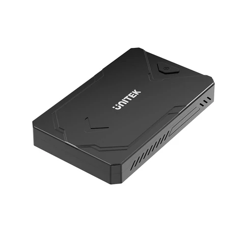 UNITEK S1229CBK01 storage drive enclosure M.2 NVMe & SATA SSD Black