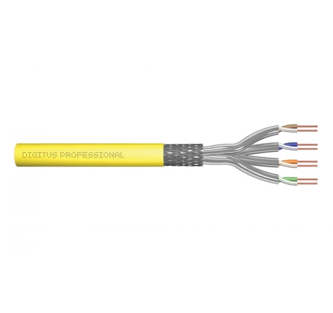 Digitus DK-1743-A-VH-1 hálózati kábel Sárga 100 M Cat7a S/FTP (S-STP)