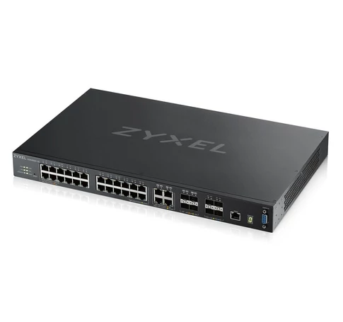 Zyxel XGS4600-32 Vezérelt L3 Gigabit Ethernet (10/100/1000) Fekete