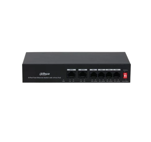 Dahua PFS3006-4ET-36 6-portos Fast Ethernet switch 4 PoE porttal