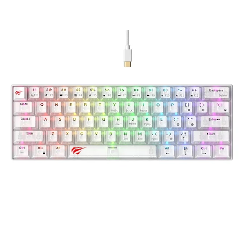 Havit KB903L - gaming keyboard (transparent white)