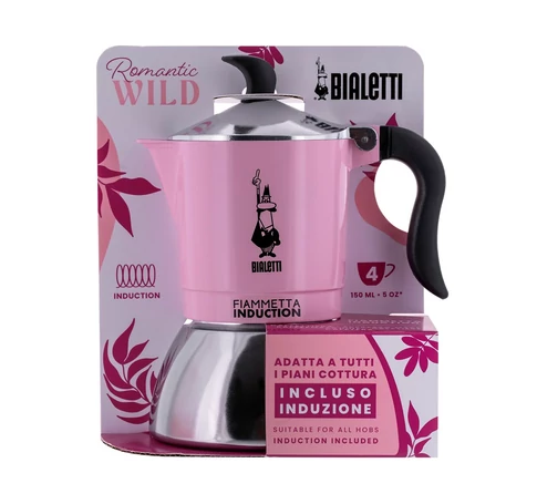 Bialetti 6586 Moka pot 0.15 L Black, Pink, Silver