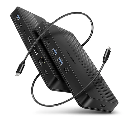 Axagon HMC-U4 laptop dock/port replicator Wired USB4 Black