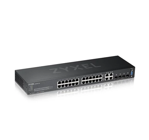 Zyxel GS2220-28-EU0101F hálózati kapcsoló Vezérelt L2 Gigabit Ethernet (10/100/1000) Fekete