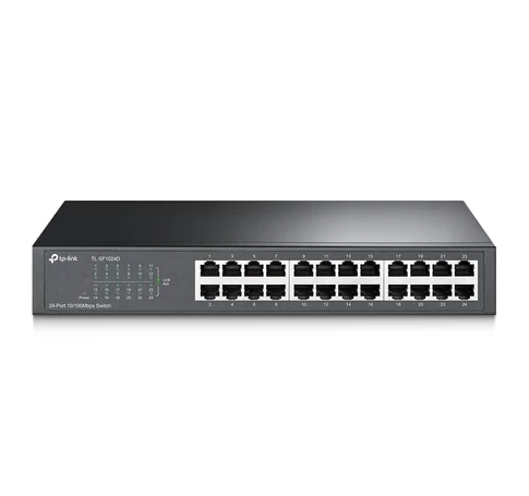 TP-Link TL-SF1024D hálózati kapcsoló Beállítást nem igénylő (unmanaged) Fast Ethernet (10/100) Szürke