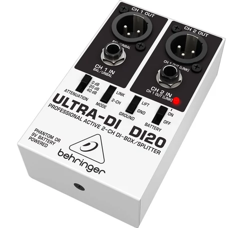 Behringer DI20 DI-box aktywny stereo