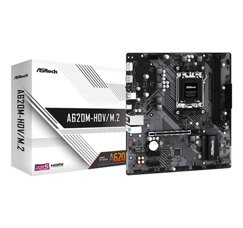 Asrock A620M-HDV/M.2 AMD A620 Socket AM5 micro ATX