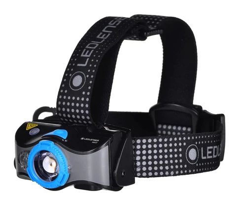 Ledlenser MH7 Black, Blue Headband flashlight LED