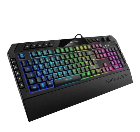 Sharkoon Skiller SGK5 keyboard Gaming USB QWERTZ German Black