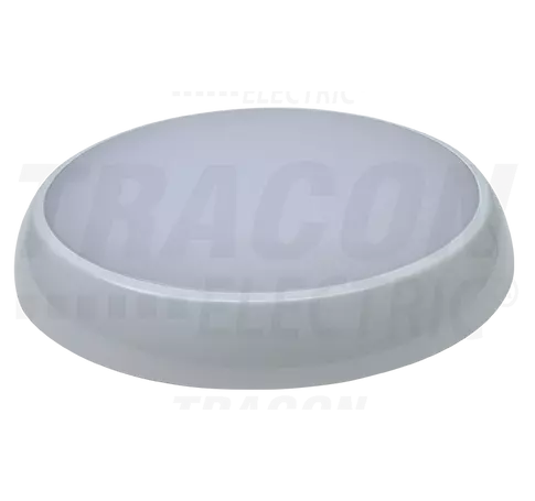 Falon kívüli védett LED világítótest, áll. színhőmérséklet  230 VAC, 16 W, 1600 lm, 3000/4000/6500 K, IP54, EEI=E