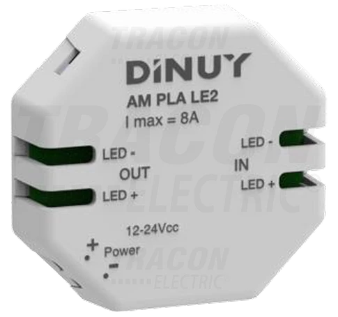Jelerősítő modul LED szalagokhoz  12-48 VDC, max. 8 A