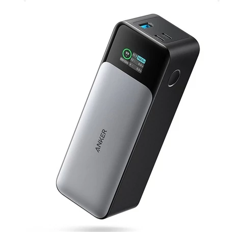 ANKER Powerbank GaNPrime 24000mAh, 140W, USB-C Input/Output, USB-A+USB-C Output, fekete - A1289011