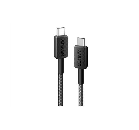 ANKER Töltőkábel, 322, USB-C - USB-C, 1,8 méteres, fekete - A81F6G11