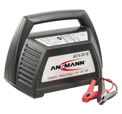 ANSMANN ALCT 6-24/10 6V/12V/24V 10A max. ólom akkumulátor töltő