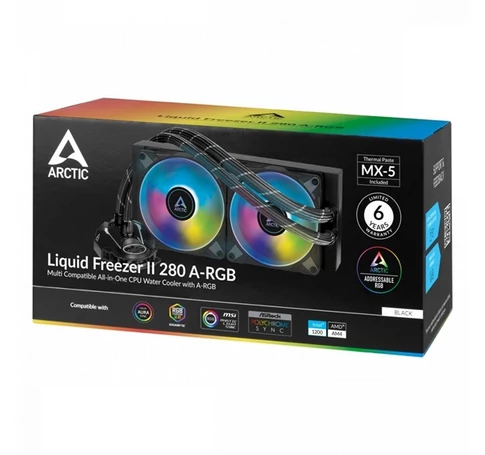 ARCTIC COOLING CPU hűtő Liquid Freezer II 280 A-RGB (vízhűtés), Univerzális