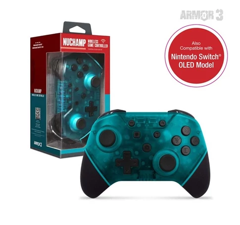 ARMOR3 NUCHAMP Nintendo Switch Kiegészítő Vezeték nélküli kontroller, Türkiz