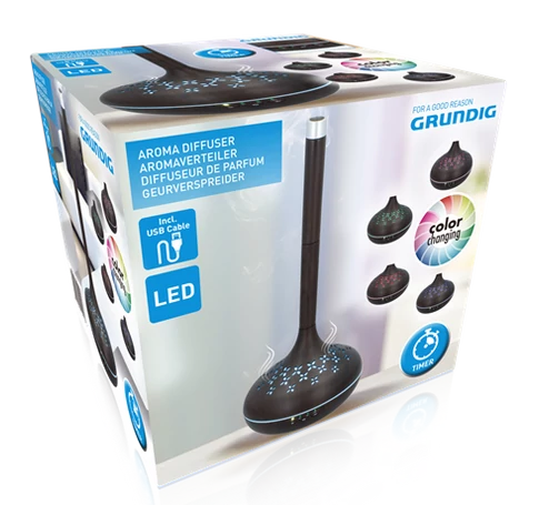Grundig 871125214110 AROMATERÁPIÁS HANGULATLÁMPA SZÍNVÁLTÓS  IDŐZÍTŐVEL