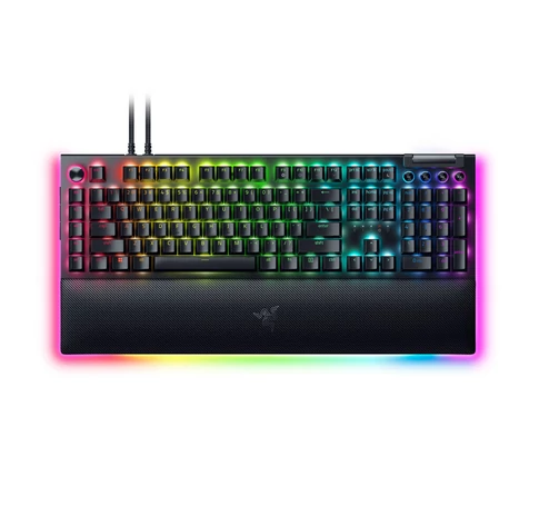 Razer BlackWidow V4 Pro billentyűzet Játék USB QWERTY Nemzetközi amerikai Fekete