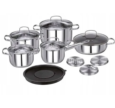 Smile 14-piece cookware set MGK-22 with cutting board set